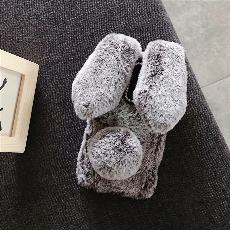 

Fluffy Warm Case For Redmi K20 S2 Go 4A 5A 6A 7A 8A Note 4 4X 5 6 7 8 Pro 8T Silicone Cute 3D Rabbit Fur Covers Redmi 5 Plus