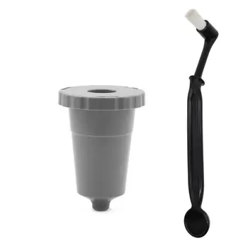 

Reusable K Cups for Keurig 1.0 Brewers - Replaceable Single Cup Coffee Pod for My K Cup Stainless Steel Mesh Filter Brush