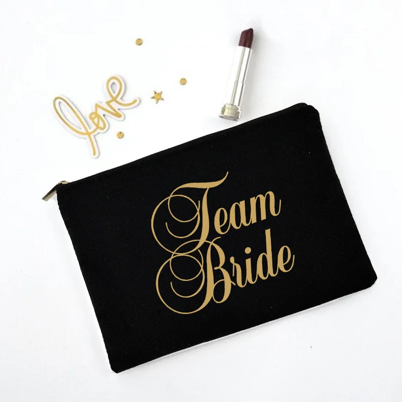 Team Bride Makeup Bag