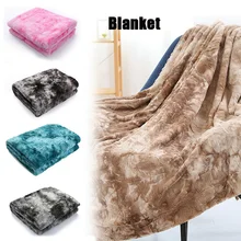 Одеяло супер мягкий пушистый светильник роскошный уютный теплый Пушистый Плюшевый гипоаллергенный одеяло JAN88