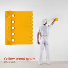 5 отверстий имитация деревянного зерна узор краски ролик кисти стены краски ing набор инструментов для дома и офиса стены текстура искусства краски инструмент