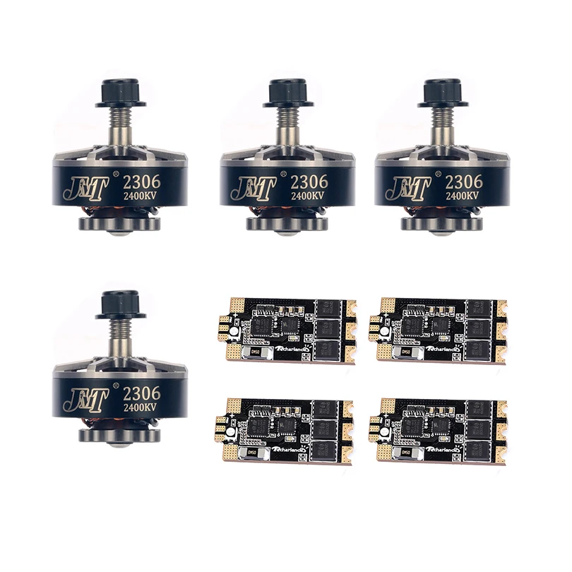 JMT DIY FPV Racer Drone части двигателя ESC Combo 2306 2400KV бесщеточный двигатель 3~ 4S с Razor32 V2 35A BLheli_32 ESC