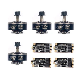 

JMT DIY FPV Racer Drone Parts Motor ESC Combo 2306 2400KV Brushless Motor 3~4S with Razor32 V2 35A BLheli_32 ESC