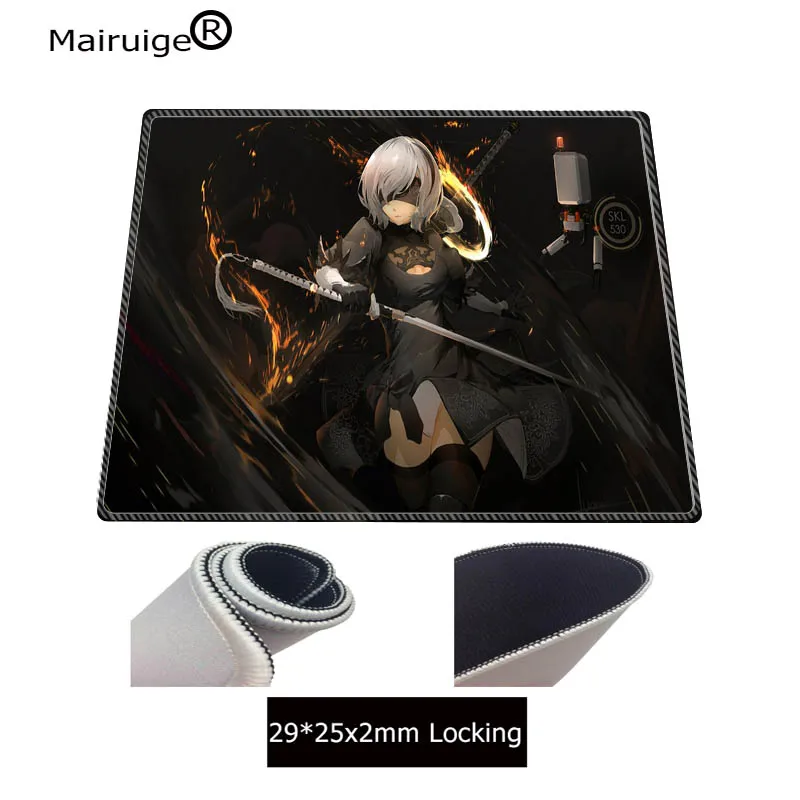 90*40cm Mouse Pad NieR Automata Anime Sexy Gaming XL Large Grande Mouse Pad Gamer Desktop Decoration Keyboard Mat