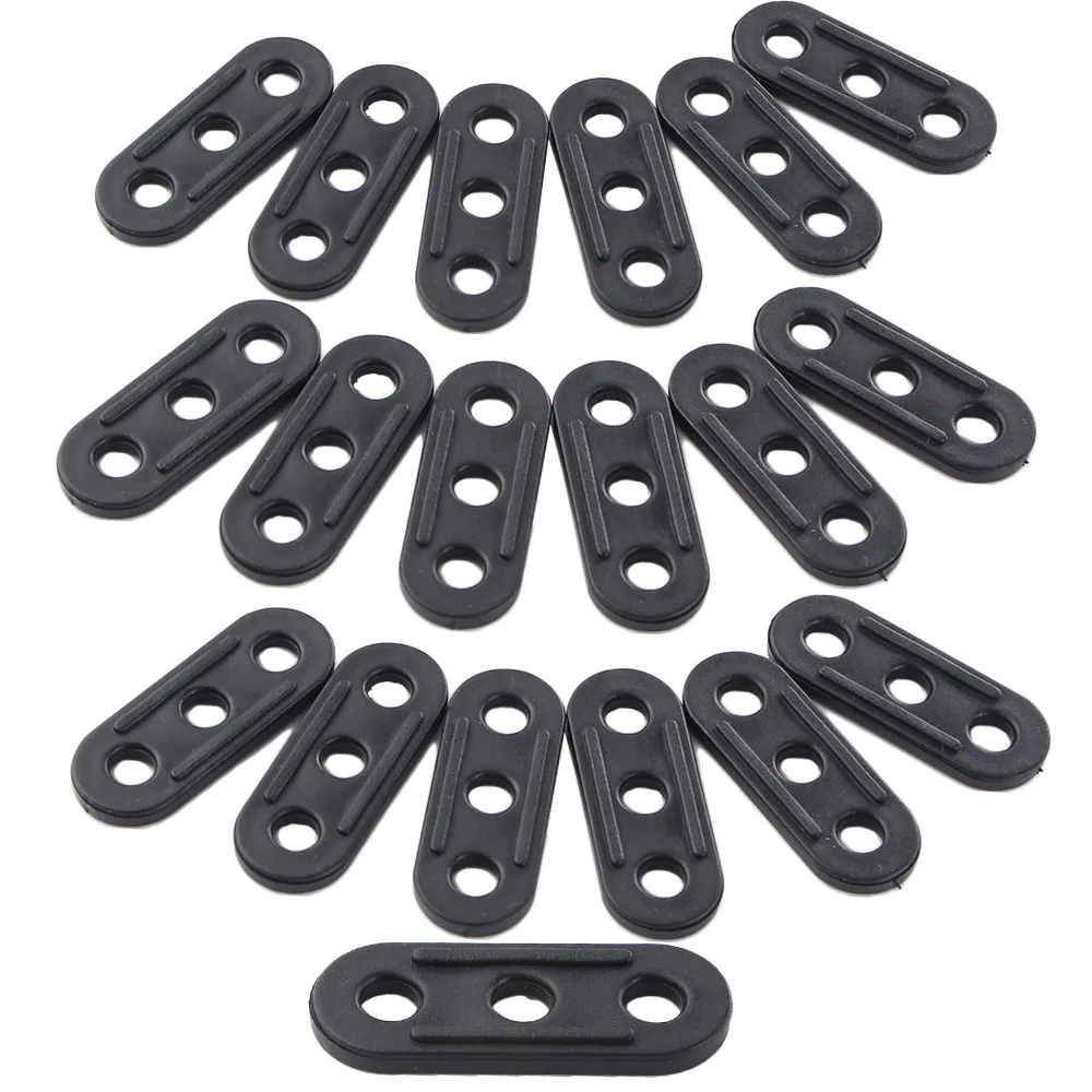 Camping Tent Pole 25PCS Tightener Tent Repair Camping Tent Lock Cord Rope Fastener Tensioners Bent Runners Outdoor Camping Accessories