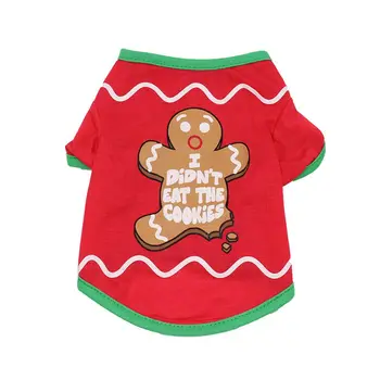 

Christmas Dog Clothes Pet Puppy Clothing For Dogs Coat printed Merry Christmas Warm Apparel Xmas gift XS/S/M/L/XL
