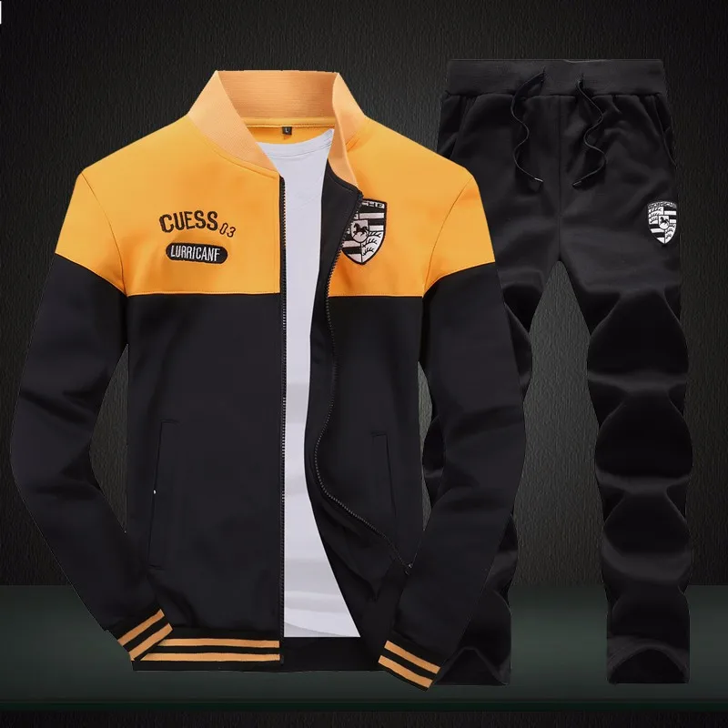 Autumn Sports Suit Male Spring and Autumn Young Students Running Couple Sports Baseball Uniform 4