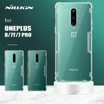 

Nillkin for Oneplus 8 7T 7 Pro Case TPU Soft Silicone Clear Back Cover Slim Protective Phone Case for Oneplus 8 7T 7 Pro Case