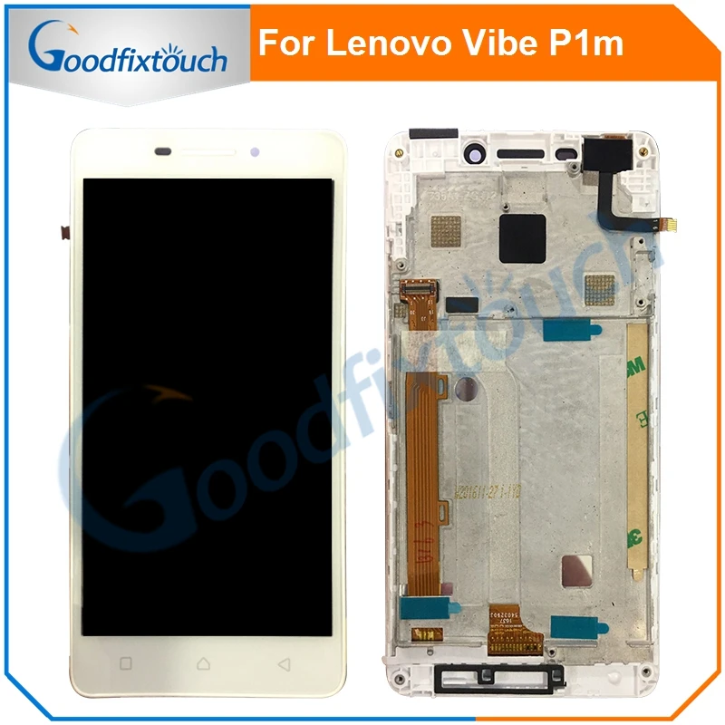 ЖК-экран 5 0 дюйма для Lenovo Vibe P1m P1ma40 P1mc50 ЖК-дисплей с сенсорным экраном и