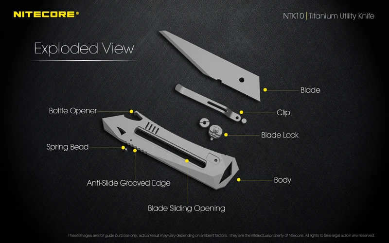 NITECORE NTK10 Titanium Utility Knife (19)