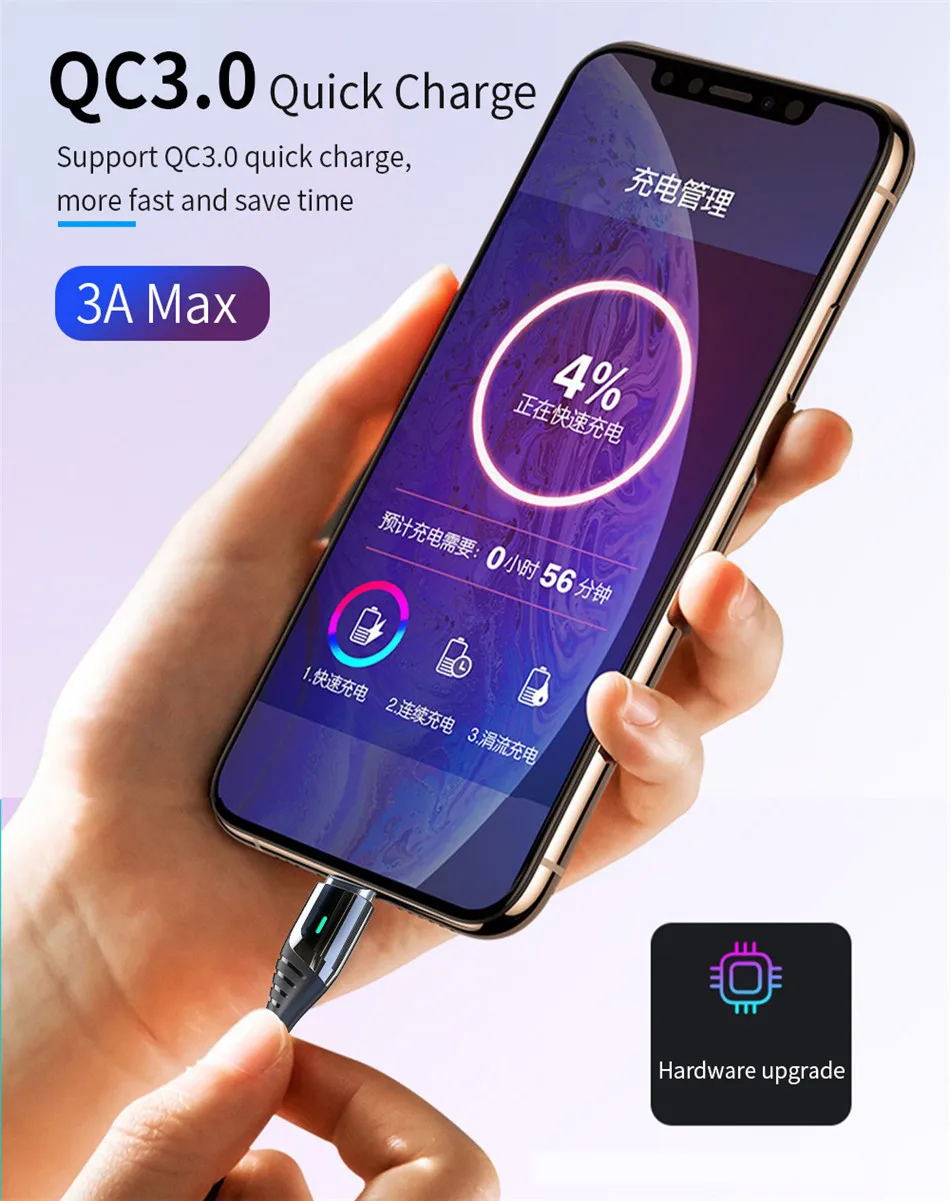 Essager магнитное зарядное устройство Micro USB кабель для iPhone 11 Pro Max провод для быстрой зарядки usb type C type-C магнит кабели для мобильных телефонов