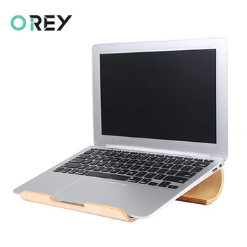 

Wooden Notebook Holder Hollow Cooling Fashion Computer Stand Portable Laptop Cooling Bracket For Macbook Air Pro 15 iPad Tablet