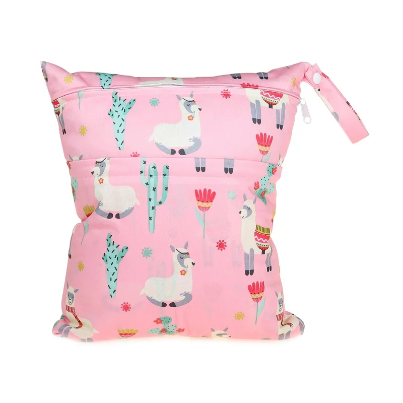 [CHOOEC] 2020 New Wet Bag Washable Reusable Cloth diaper Nappies Bags Waterproof Swim Sport Travel Carry bag Big Size: 30X36 cm | Мать и