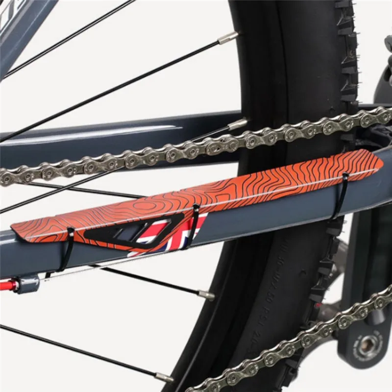 WIDE BIKE BICYCLE FRAME CHAINSTAY CHAIN STAY PROTECTOR CLEAR 1/" Wide