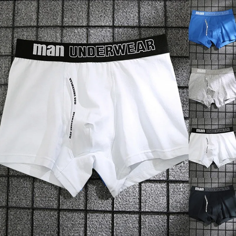 sprot shorts Mens Underwear Cotton Underpants Male Pure Men Panties Shorts Underwear Boxer Shorts Comfortable Cotton Solid Sexy