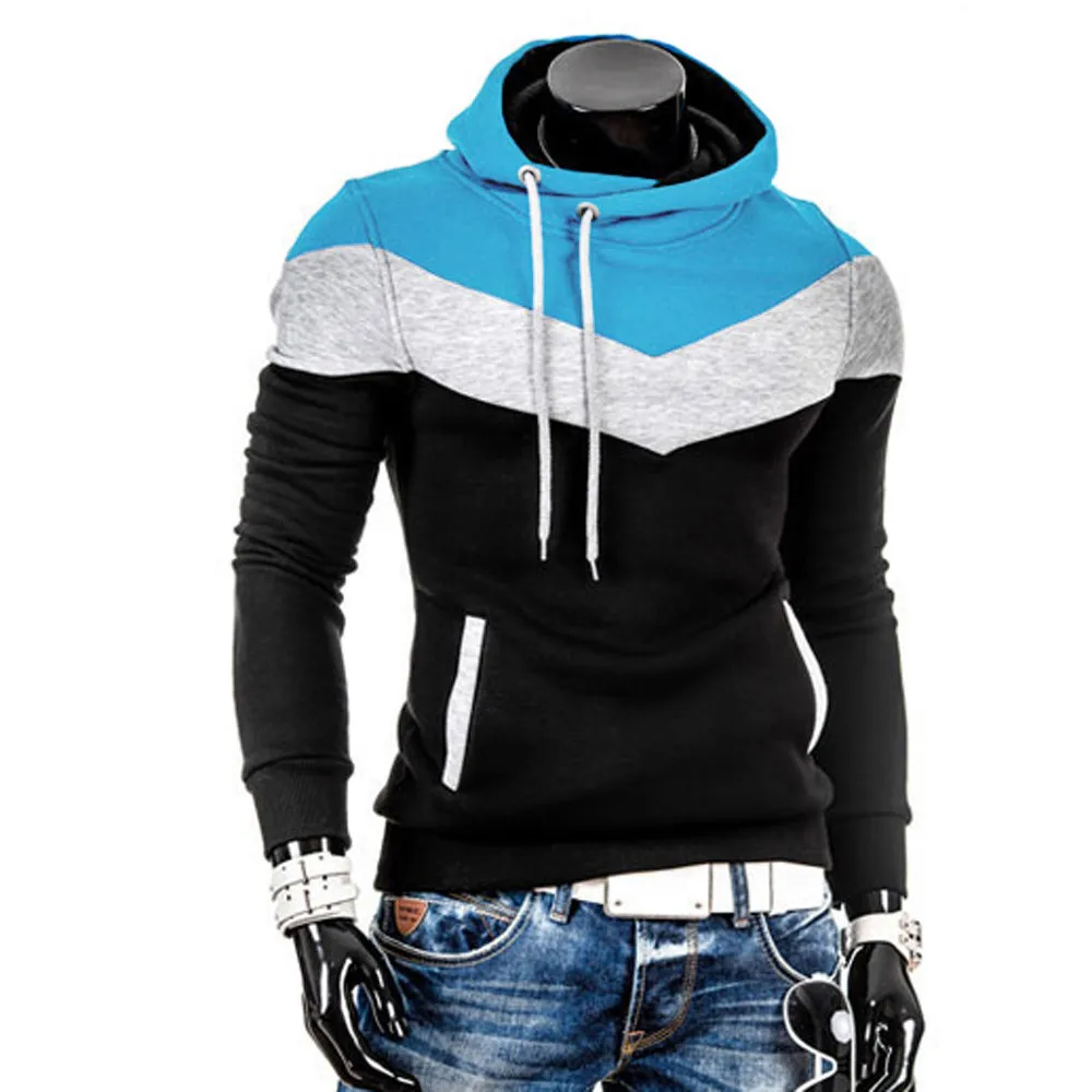 Men's Long Sleeve Casual Hoodie - Image 4