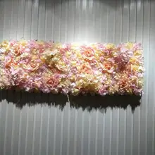Осенняя лоза цветок из ткани Роза Стены свадебное украшение фон шампанское искусственный цветок стены романтический свадебный Декор