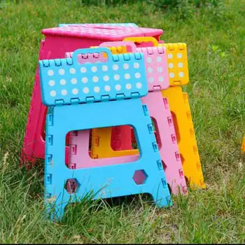 

Higher Folding Benches Thicker Plastic Dining Benches Portable Outdoor Adult Folding Chairs Anti-skid Folding Benches