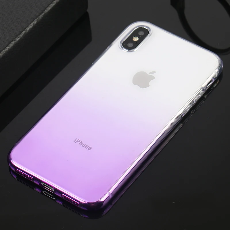 

QZ Phone Case For iPhone 7 7Plus 8 8Plus X Xr Xs Max Clear Soft Silicone Shockproof Protective Cover For iPhone 11 Pro Max Cases