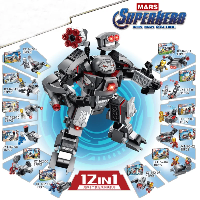 

Marvel Avengers 4 Infinity War Endgame Building Blocks Super Hero Captain Marvel Buster Ultron Iron Man Toys For Children Kids