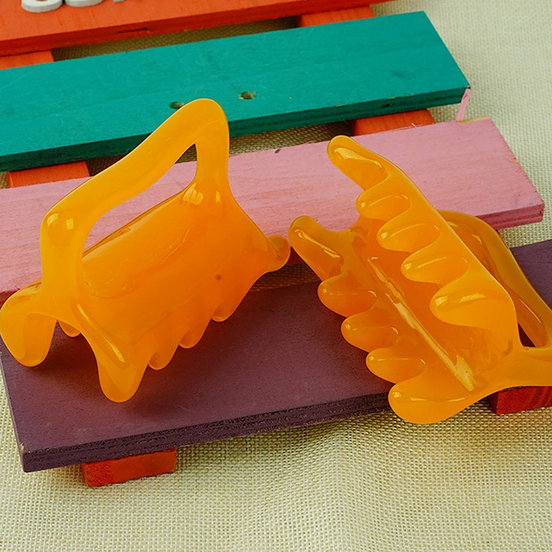 1pcs Resin Body Spine Cervical Vertebra Physical SPA Scraping Massager Tool Promote Blood Circulation Body Massage Tool