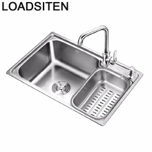 Para Inoxidable Torneira изысканные Zlewozmywak, НЧ-динамик, Кухня умывальник Куба Pia Cozinha Fregadero De Cocina Dishwash раковина