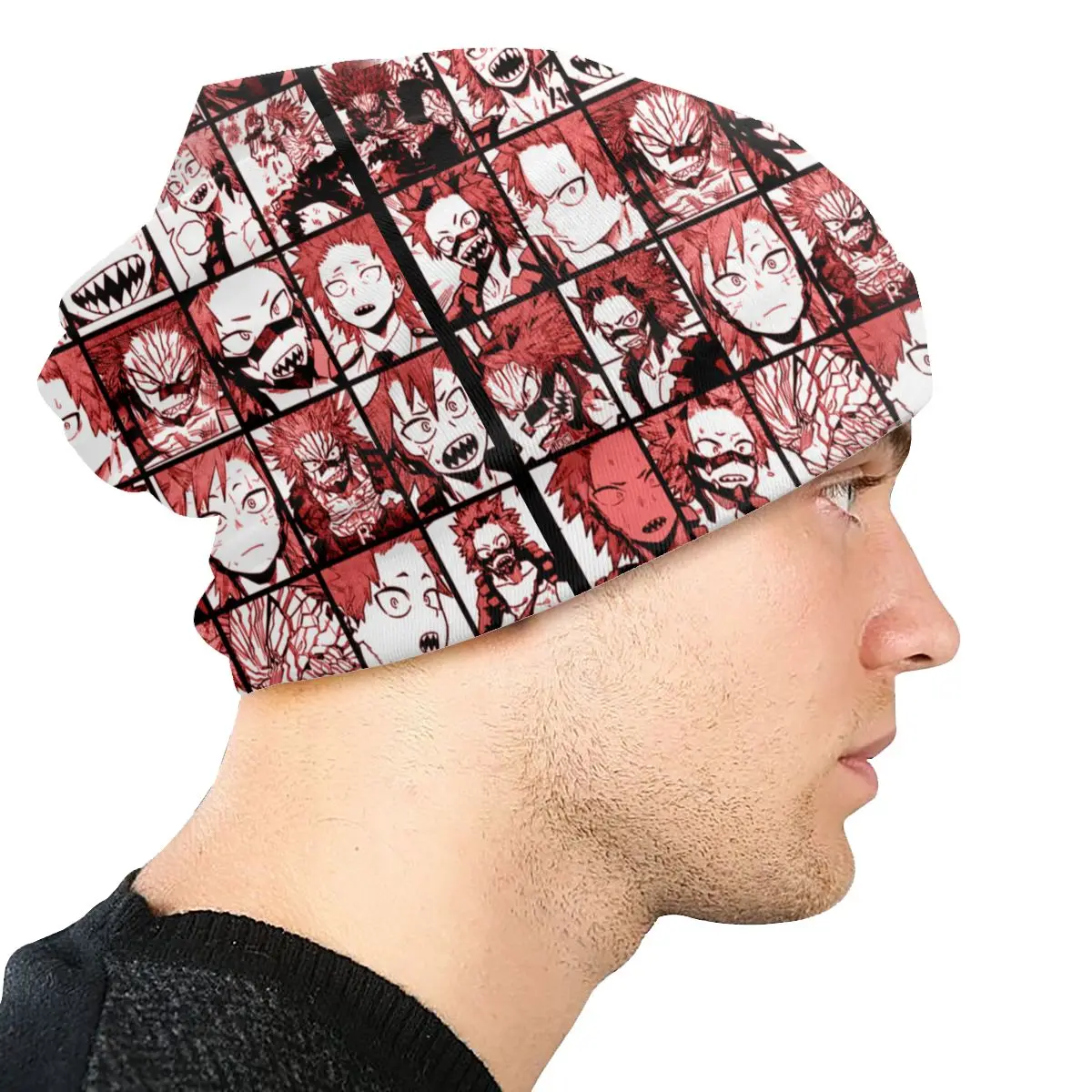 BNHA Kirishima Collage Knit Hat 