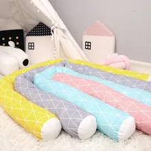 Almohada larga anticolisión para niños, cerca para cama de bebé, suave, parachoques para cuna