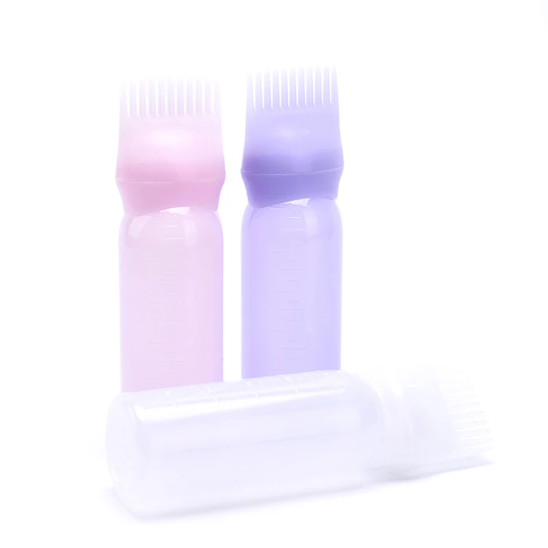 Hair Dye Applicator Bottle Hair Dyeing Bottle Hair Dye Bottle 3 Colors Hair Dye Applicator Brush Bottles Dyeing Shampoo Bottle Oil Comb Hair Dye Bottle Applicator Coloring Styling Tool