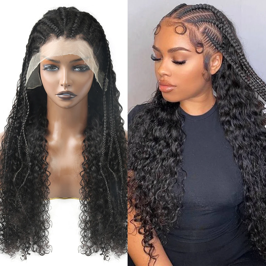 cornrows with human hair extensions