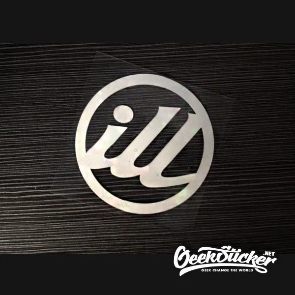 

Vinyl Decal Car Window Sticker JDM ILL Fatiace Hellaflush Stance Reflective Waterproof Cool Modified Car Decor Assessoires