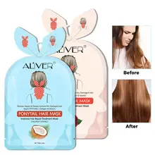 Маска для ухода за волосами за хвостом маска для лечения волос глубокое питание ремонт волос бифуркация Buttercup Уход за волосами и кожей головы TSLM2