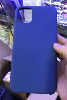 

100PCS Top Quality Oringinal Quality Liquid Silicone Case Embossed logo For iPhone 11 pro Max 5 6 7 8 plus xs xr max By Free DHL