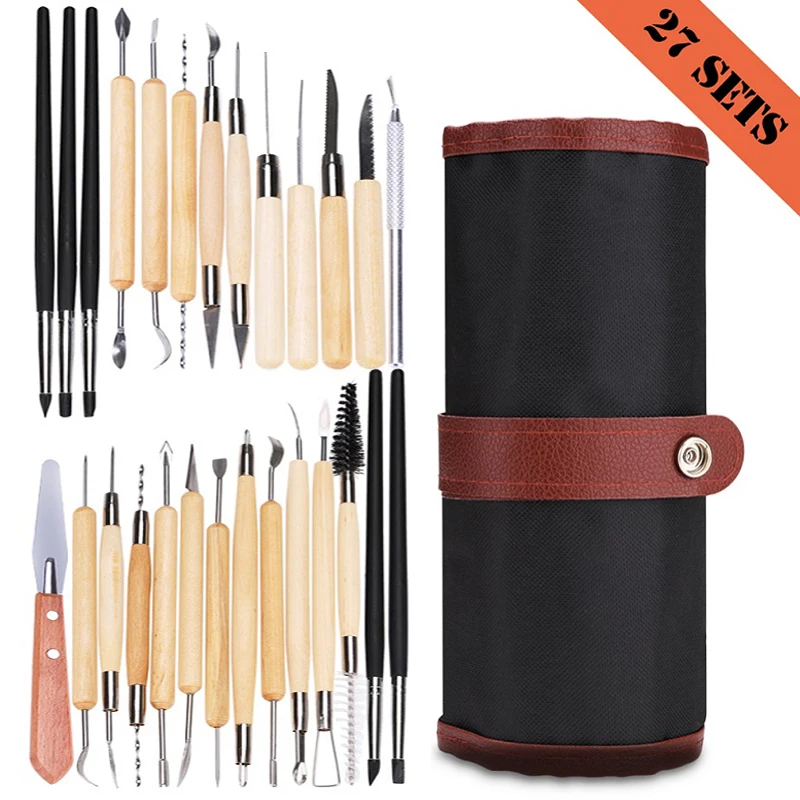 Wax-Kit Modeling Clay Sculpture Polymer-Tool-Set Craft Pottery Ceramics Carving DIY Beginners
