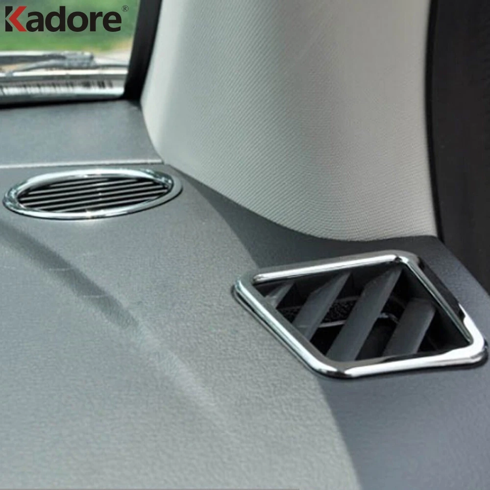 Для Jeep Compass 2011 2012 2013 2014 2015 ABS Chrome Крышка вентиляционного отверстия кондиционера Trim