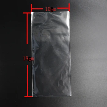 

Pouches 10cm*18cm Pouches Clear Cellophane/BOPP/Poly Bags Transparent Opp Bag Packing Plastic Bags no Self Adhesive Seal