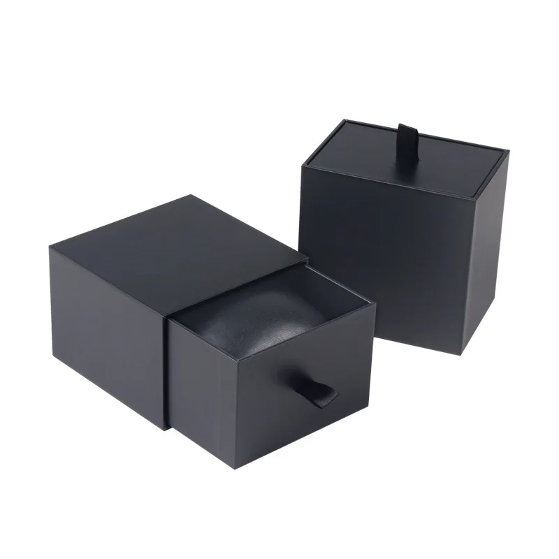 

TurnFinger High-end Quality Black Paper Gift Packaging Watch Box Is Elegant Beautiful Stylish Simple And Generous
