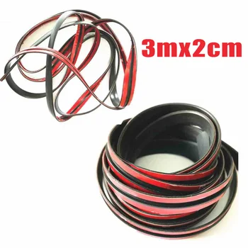 

Rubber Seal Strip Car Front Rear Windshield Sound Insulation 2cm*3 Meter Edge Waterproof