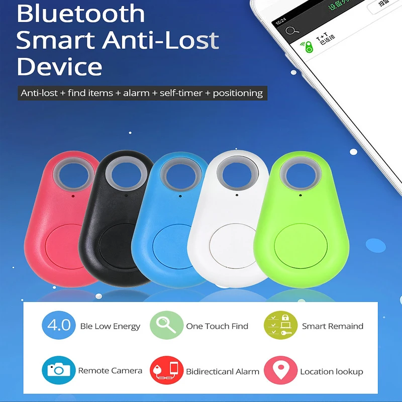 Беспроводной Bluetooth-трекер с сигнализацией для детей умная бирка сумкой-кошельком