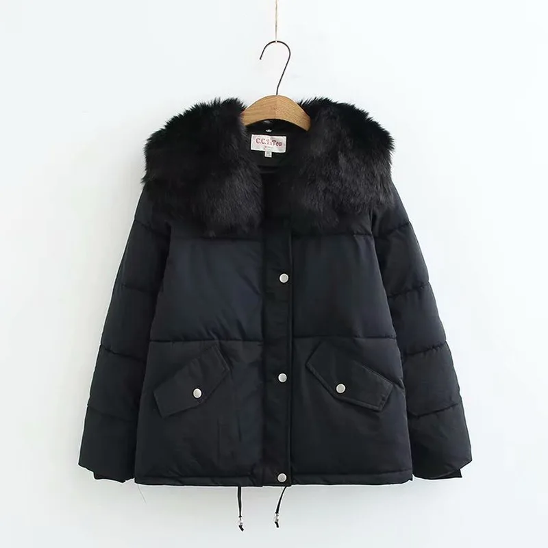 Теплая плотная куртка для женщин, Зимняя женская хлопковая куртка Chaqueta Mujer, стеганая верхняя одежда, куртки размера плюс 5XL, парка