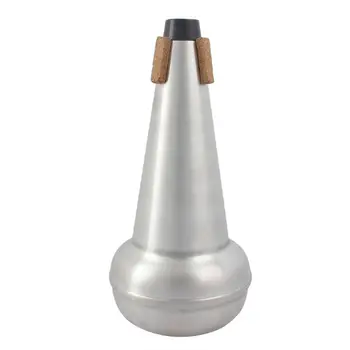 

1Pc High Quality Lightweight Practice Trombone Straight Mute Silencer Aluminium for Alto Tenor Trombone Silver Hot Dropshipping