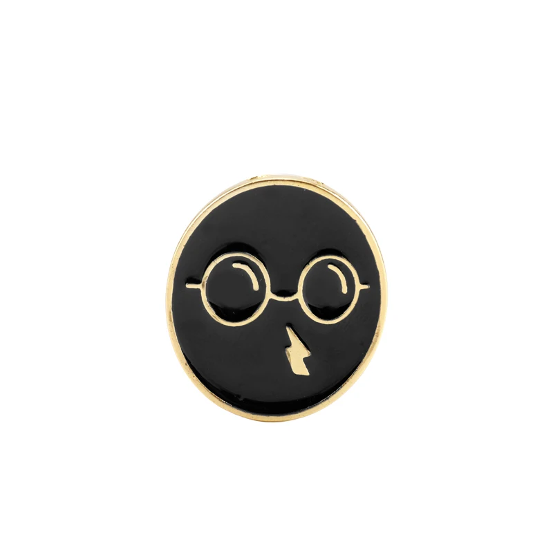 18 style Эмалированные броши в виде животных из серии hp в стиле магического фильма Хогвартс, школьные хоркруксы, заколки Дары смерти, модное ювелирное изделие, подарок для леди и детей - Окраска металла: 18 style