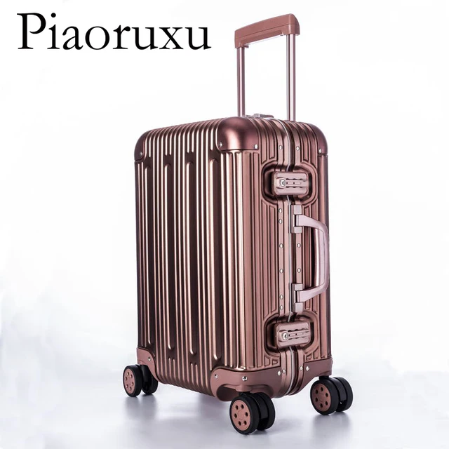 100% All Aluminium alloy Luggage Hardside Rolling Trolley Luggage travel Suitcase 20 Carry on Luggage 26 29 inch Checked Luggage