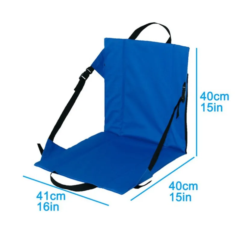 

Portable outdoor camping tourism with backrest folding chair beach moisture-proof leisure barbecue folding cushion