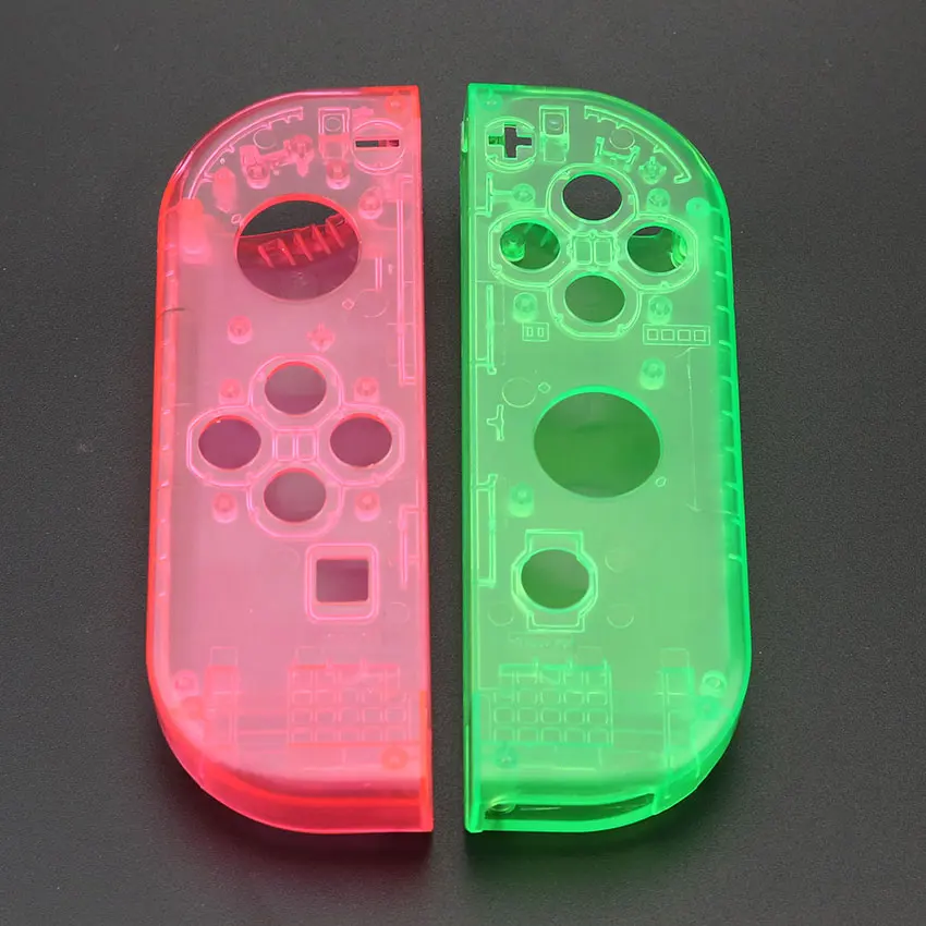 JCD корпус Оболочка Чехол для nintendo Switch NS NX Joy-Con контроллер Прозрачный Красный Синий Замена Защитный чехол s