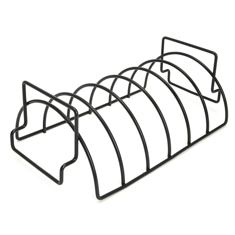 Антипригарная металлическая подставка для барбекю гриль держатель для стейков Обжарка ребра кухонные принадлежности