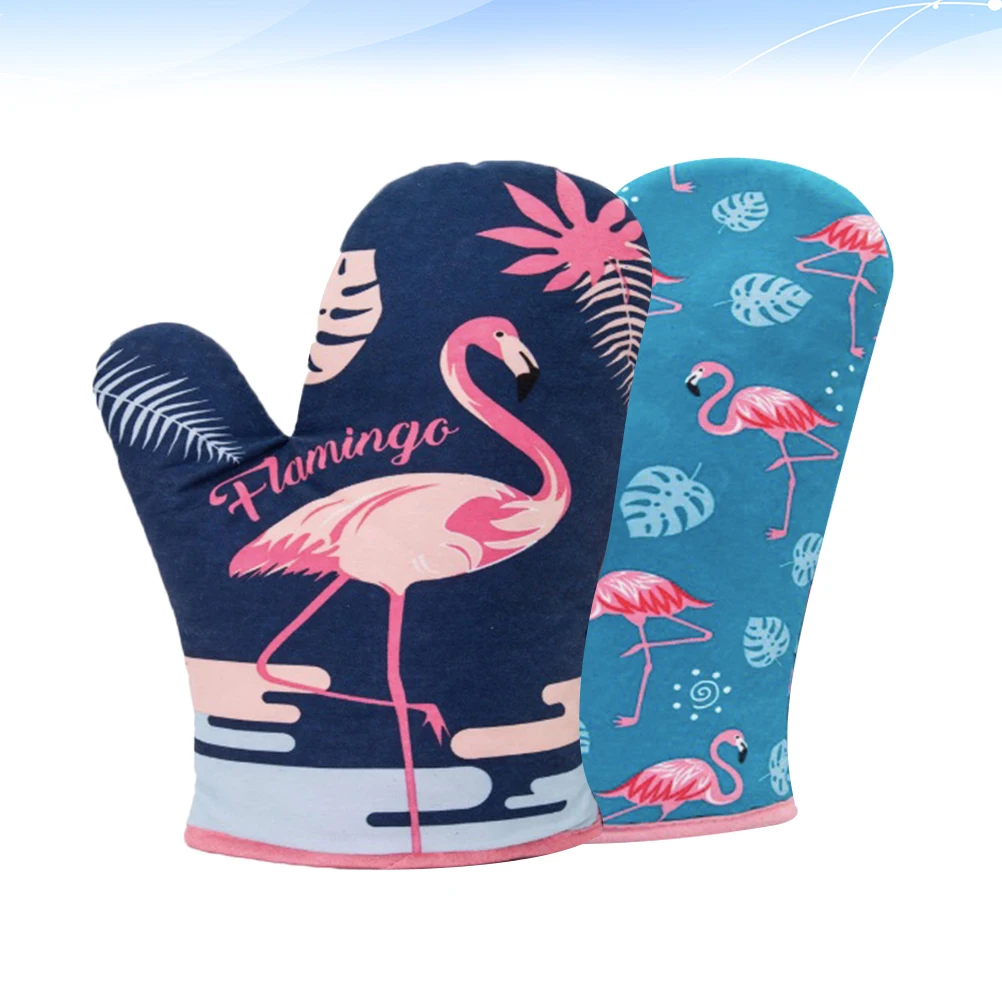 1 Pair Oven Mitts Durable Practical Useful Portable Microwave Mitt Kitchen Glove for Restaurant Bakery Home 1 Pair Oven Mitts Durable Practical Useful Portable Microwave Mitt Kitchen Glove for Restaurant Bakery Home