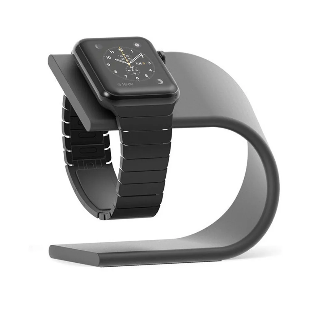 Для Apple Watch Металлическая Подставка U образный зарядный держатель алюминиевая
