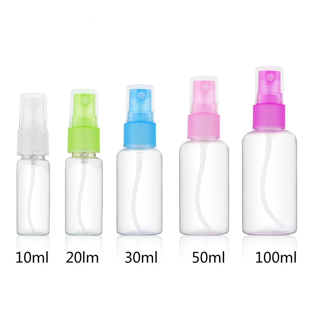 DCM 1 Pcs NEW small Clear Plastic Spray Bottle Used for Making Up Skin Care and Hydrating Small Containers with Lids@2 |