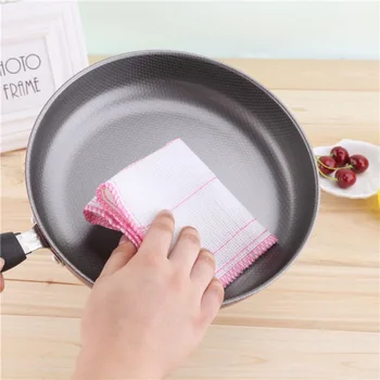 

5-Tier Dish Towel Kitchen Household Daily Use the Department Store Oil-free Wood Fiber Water-Absorbing Cleaning cloth Scouring P